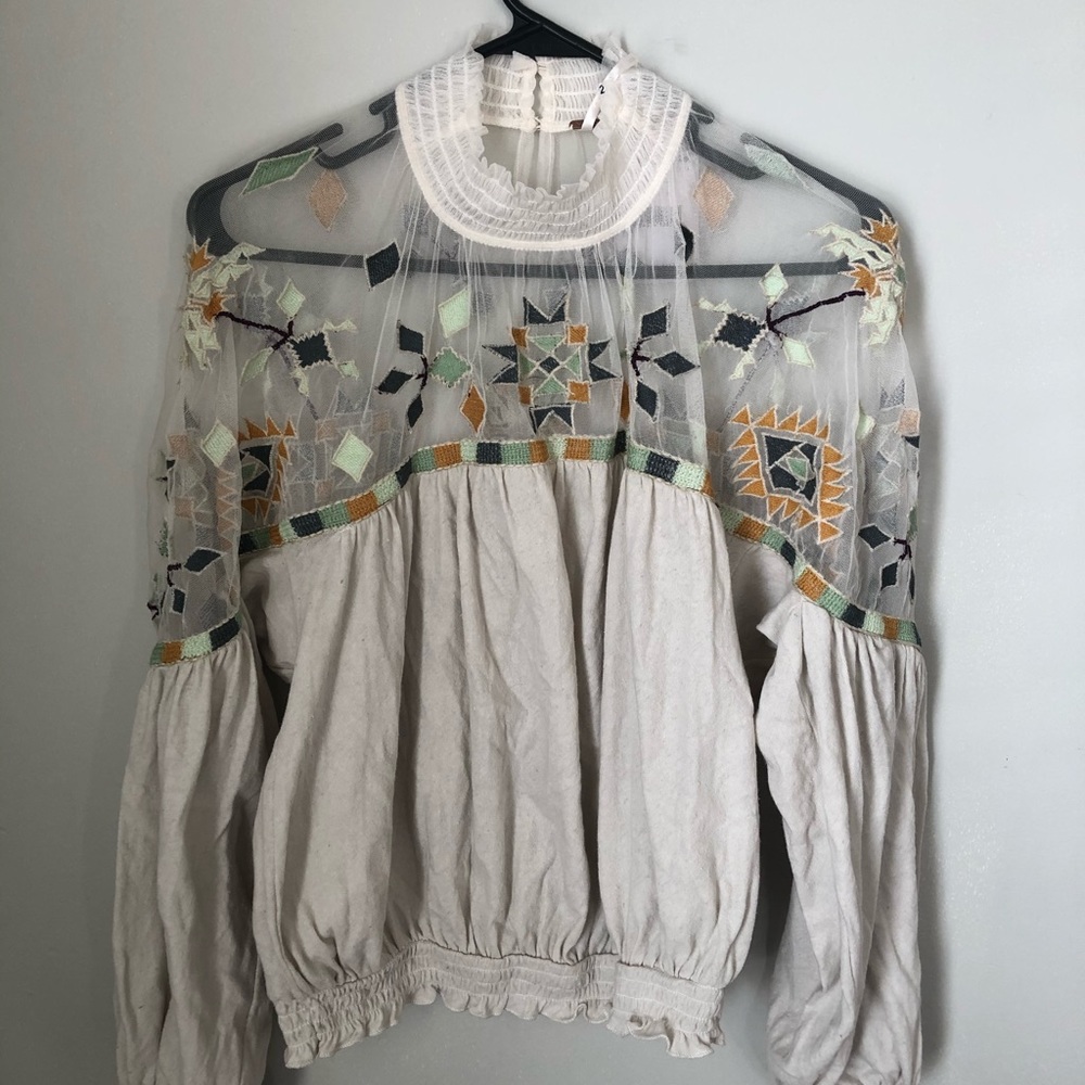 BRAND NEW free people blouse